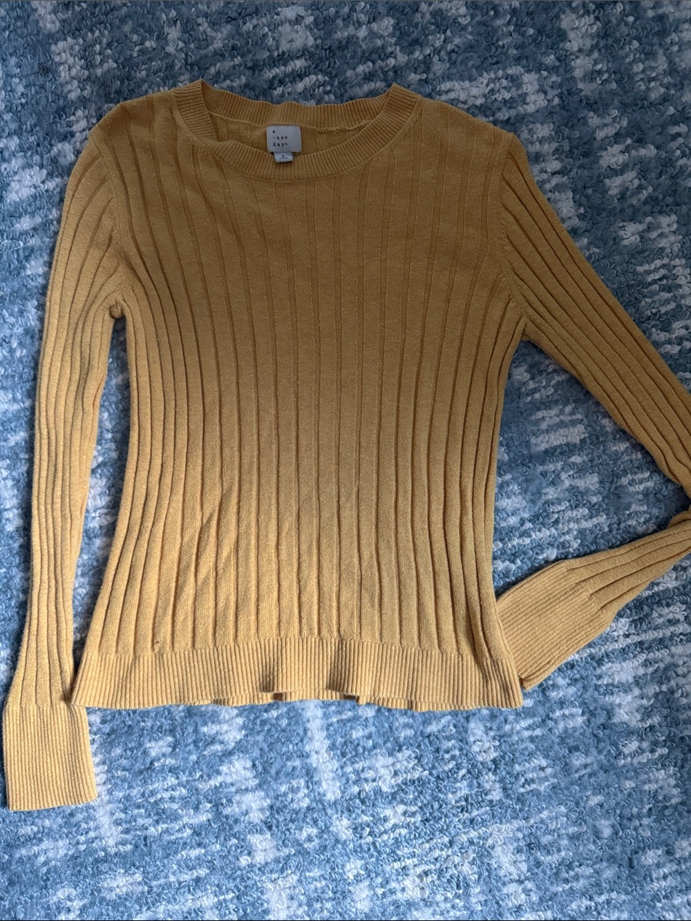 Ribbed Crewneck Sweater